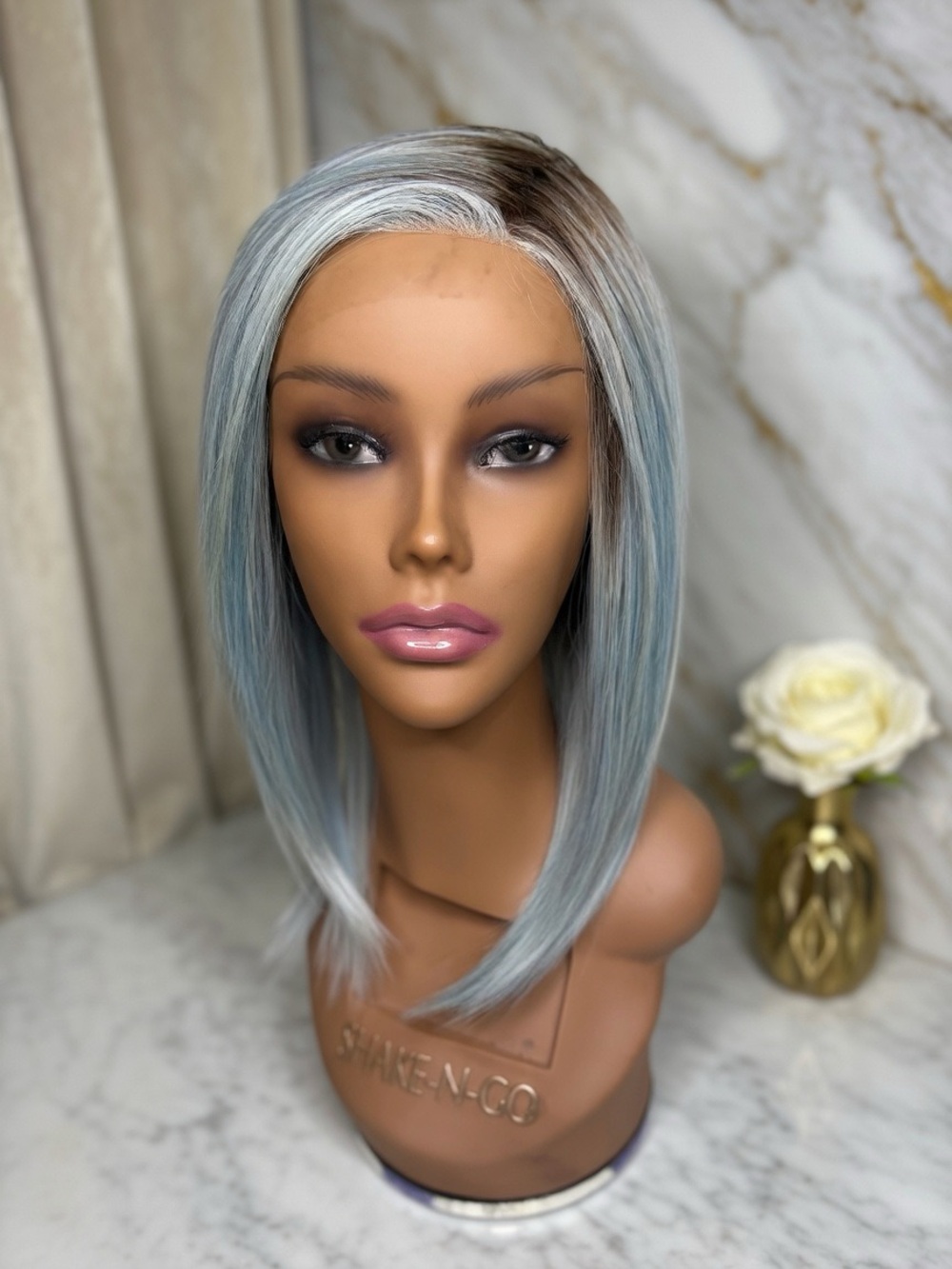BelleTress Peppermint HF – Ocean Blonde • Worn Once • Lace Front Synthetic